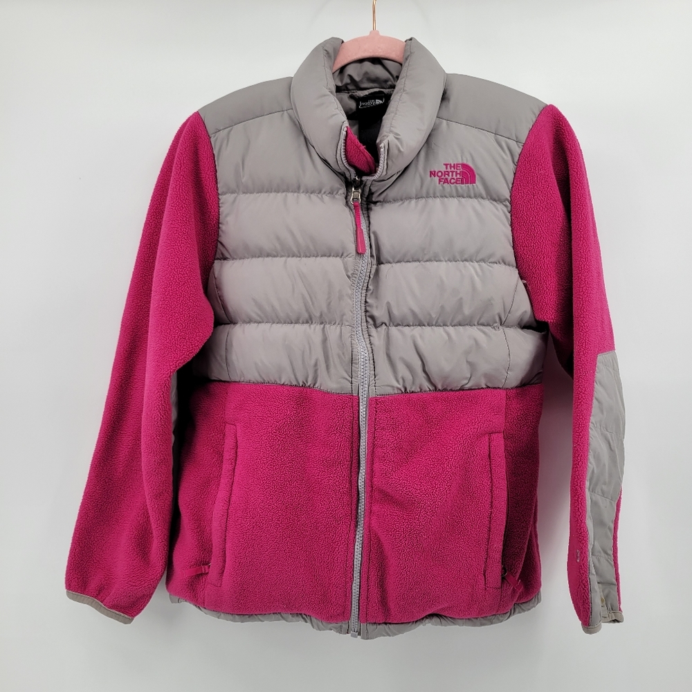 The North face 550 down fill sweater jacket kids large